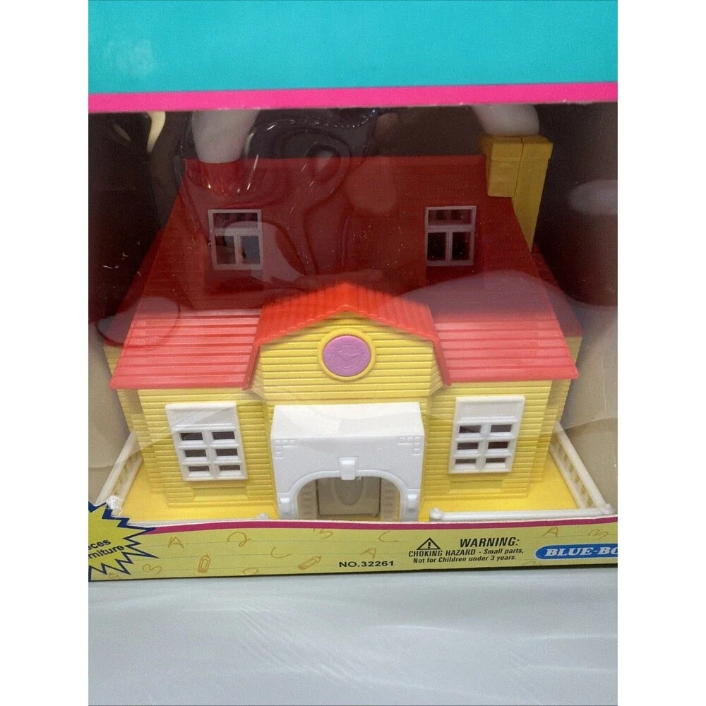 Blue Box Toys Tiny Dreams Mini Doll House Playset for Polly Pocket